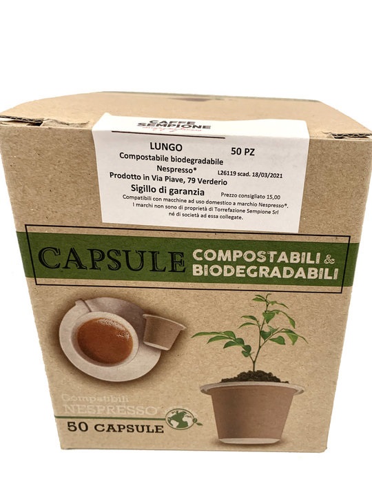 300 Nespresso® BioKapsel -Caffè Sempione -  Lungo
