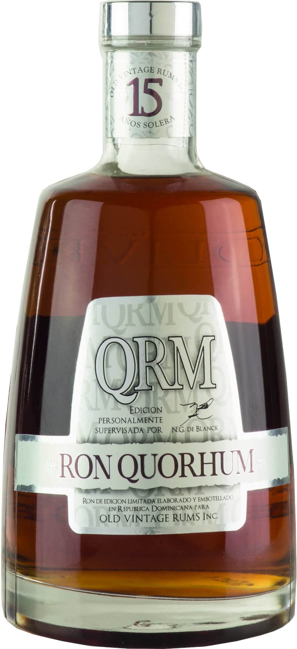  Quorhum QRM 15 Anos Solera Rum 40% vol. 0,70l